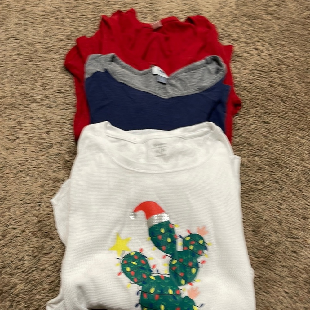 Lot of 3 pj tops. Old Navy